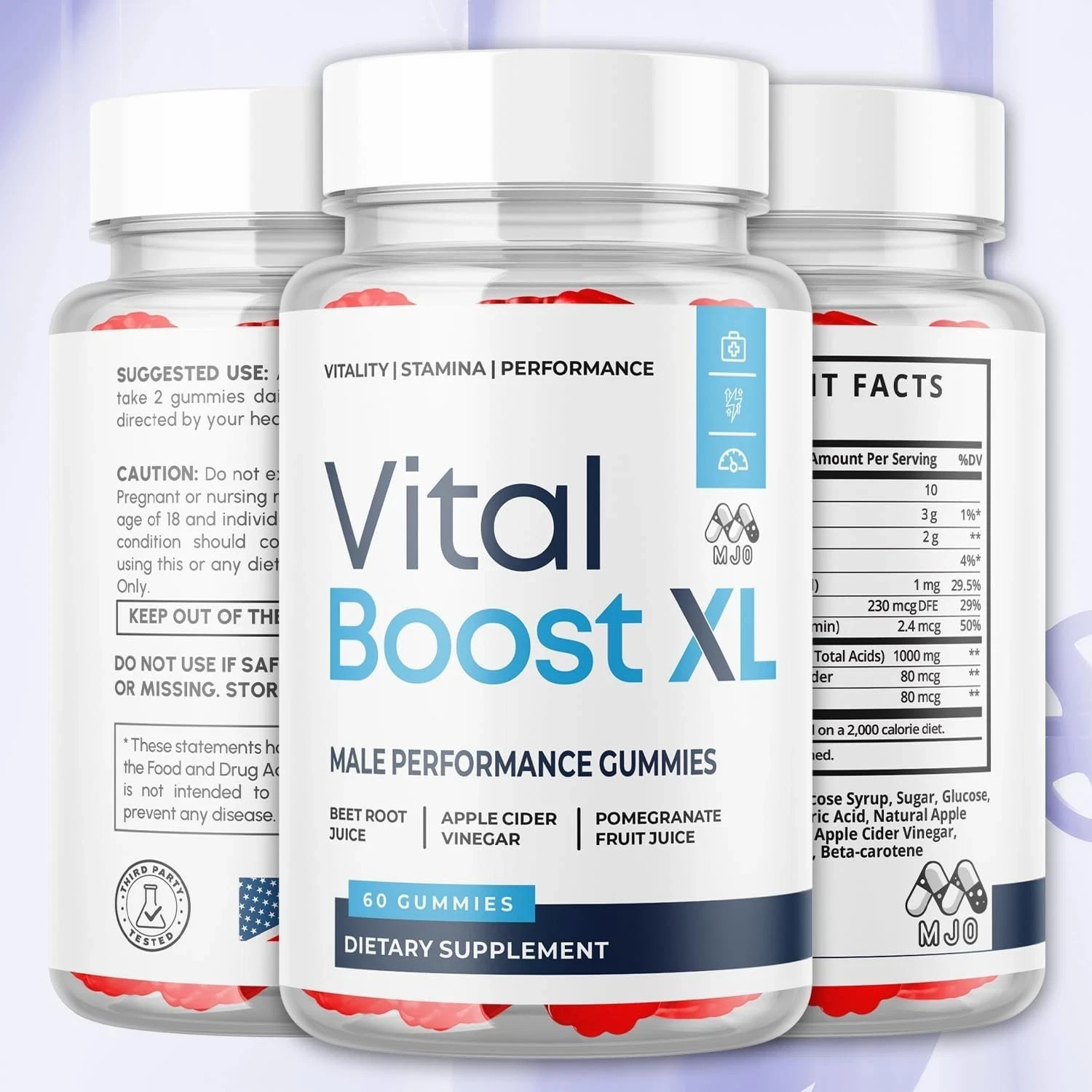 Vital Boost XL Male Performance Gummys Advanced Formula VitalBoost XL 60 Gummies