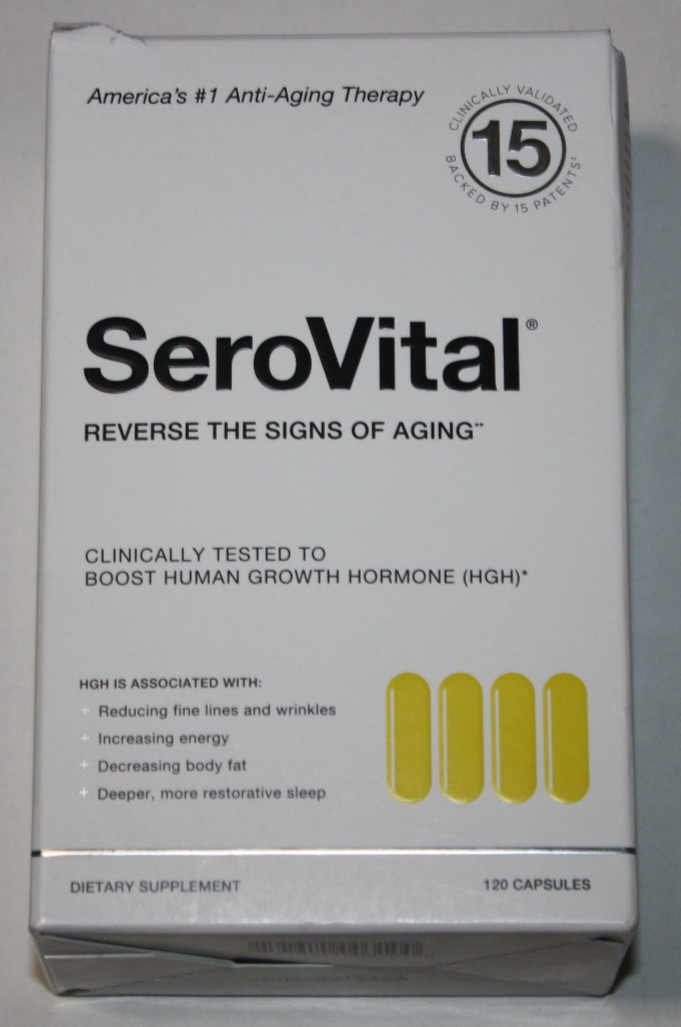 Novex Biotech SeroVital 120 caps Exp 06/28 NEW