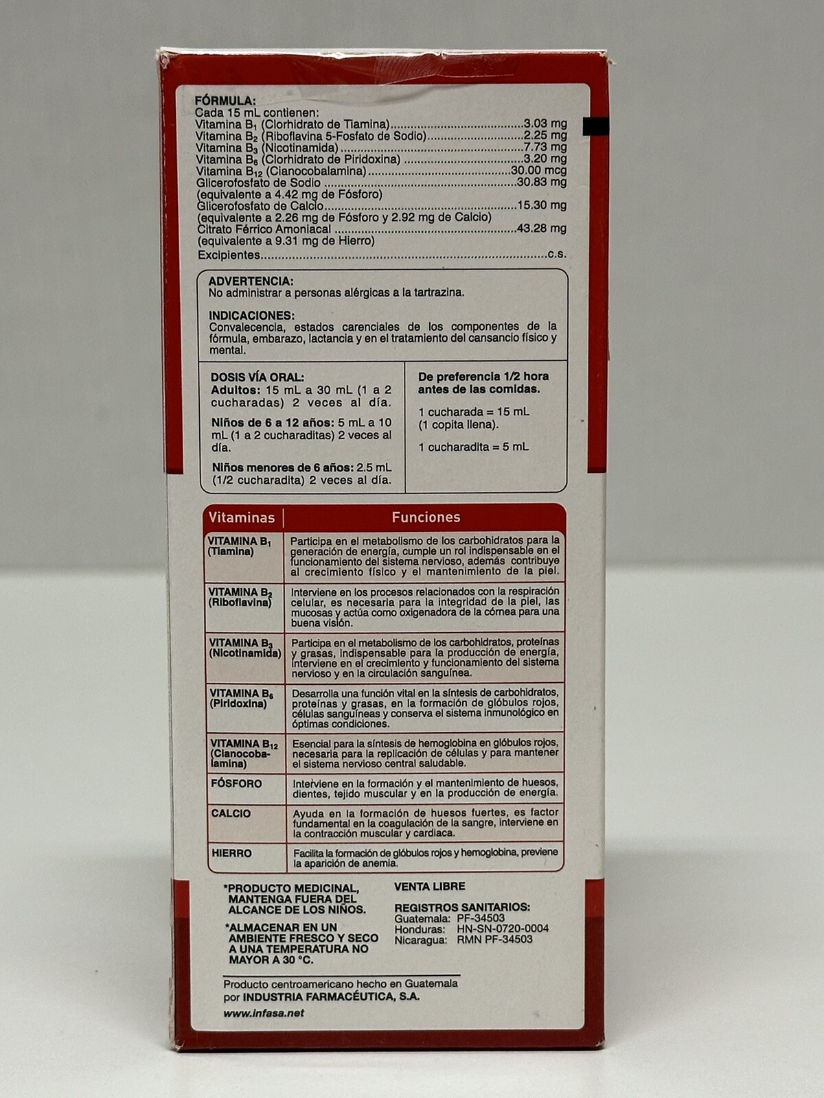 Nutrison SYRUP, IRON, COMPLEX B, CALCIUM, High Absorption Vitamins & MINERAL new