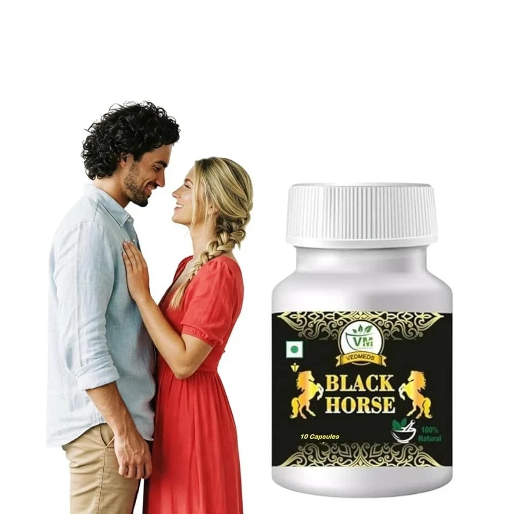 VEDMEDS Black Horse Platinum Capsules 30 – Premium Men Wellness Formula
