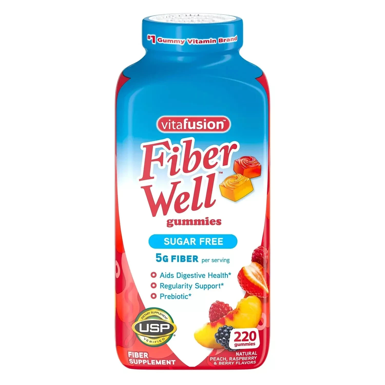 Vitafusion Fiber Well Gummies (220 Ct.) FREE SHIPPING