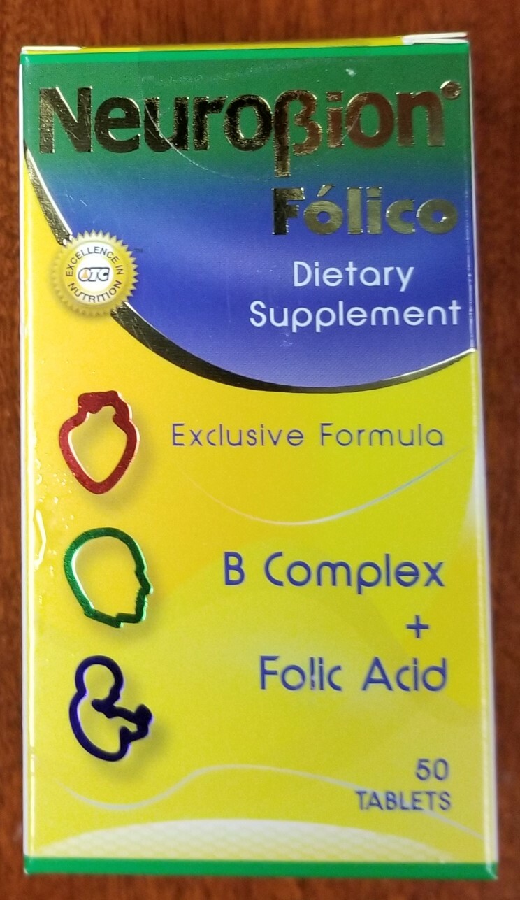 NEUROBION FOLICO DIETARY SUPPLEMENT, 50 TABLETS Exp. 01/2026