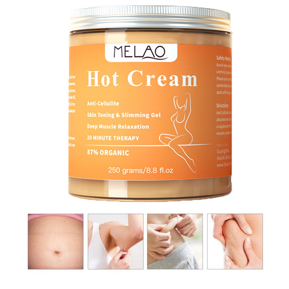 Hot Cream Anti-Cellulite Body Sweat Slimming Cream for Salon Beauty Machine