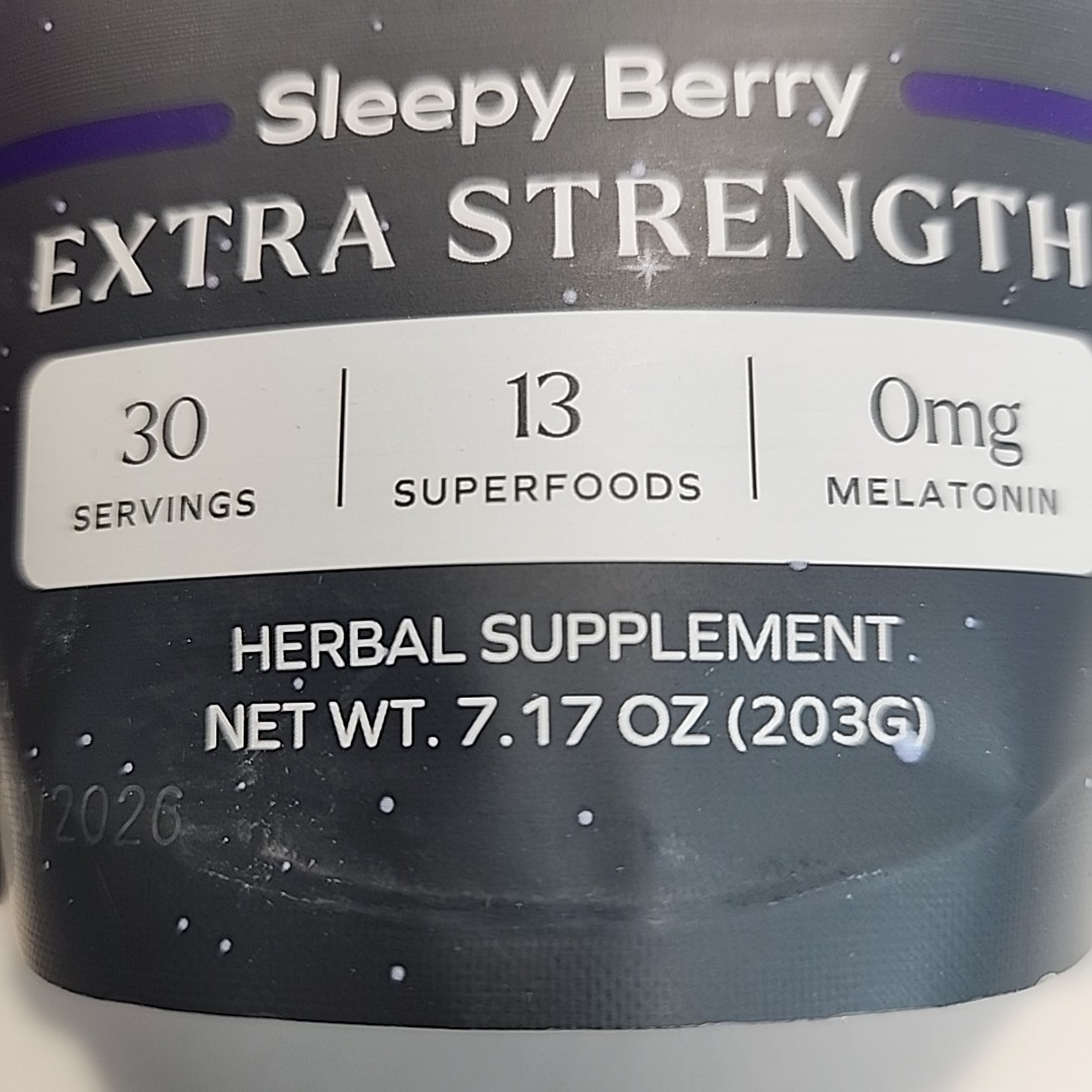 NEW MoonBrew Sleepy Berry Herbal Supplement Rest Relax 30 Servings 11/2026