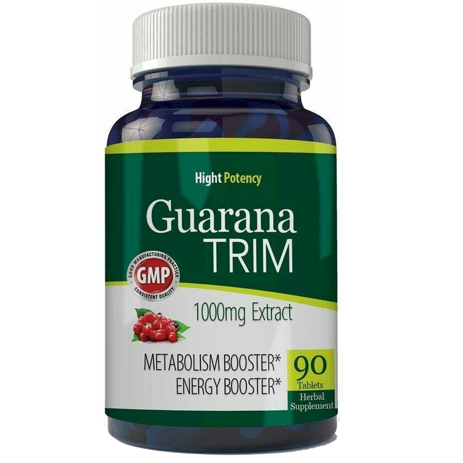 Raspberry Ketone Weight Management & Guarana Seed Metabolism Support Supplement