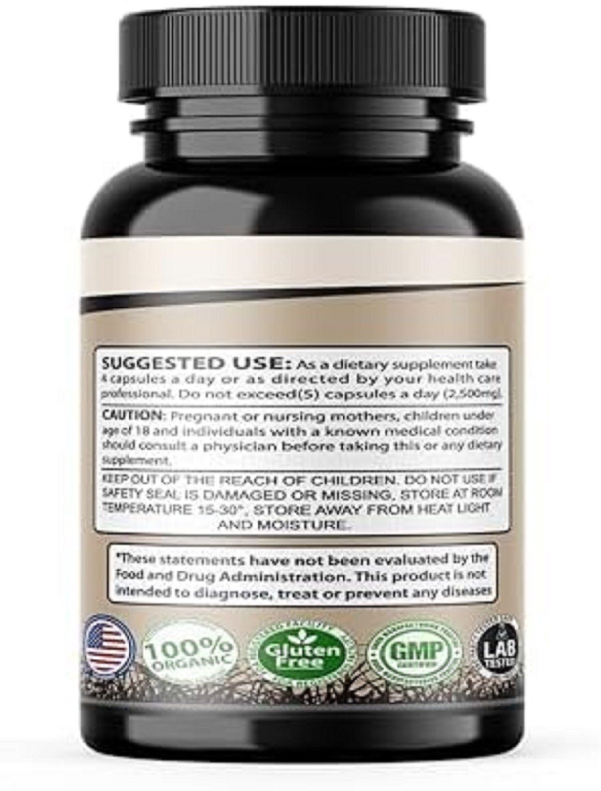 Desiccated Thyroid Supplement W/ Beef Liver Thyroid Glandular Grass Fed, 120 PCS