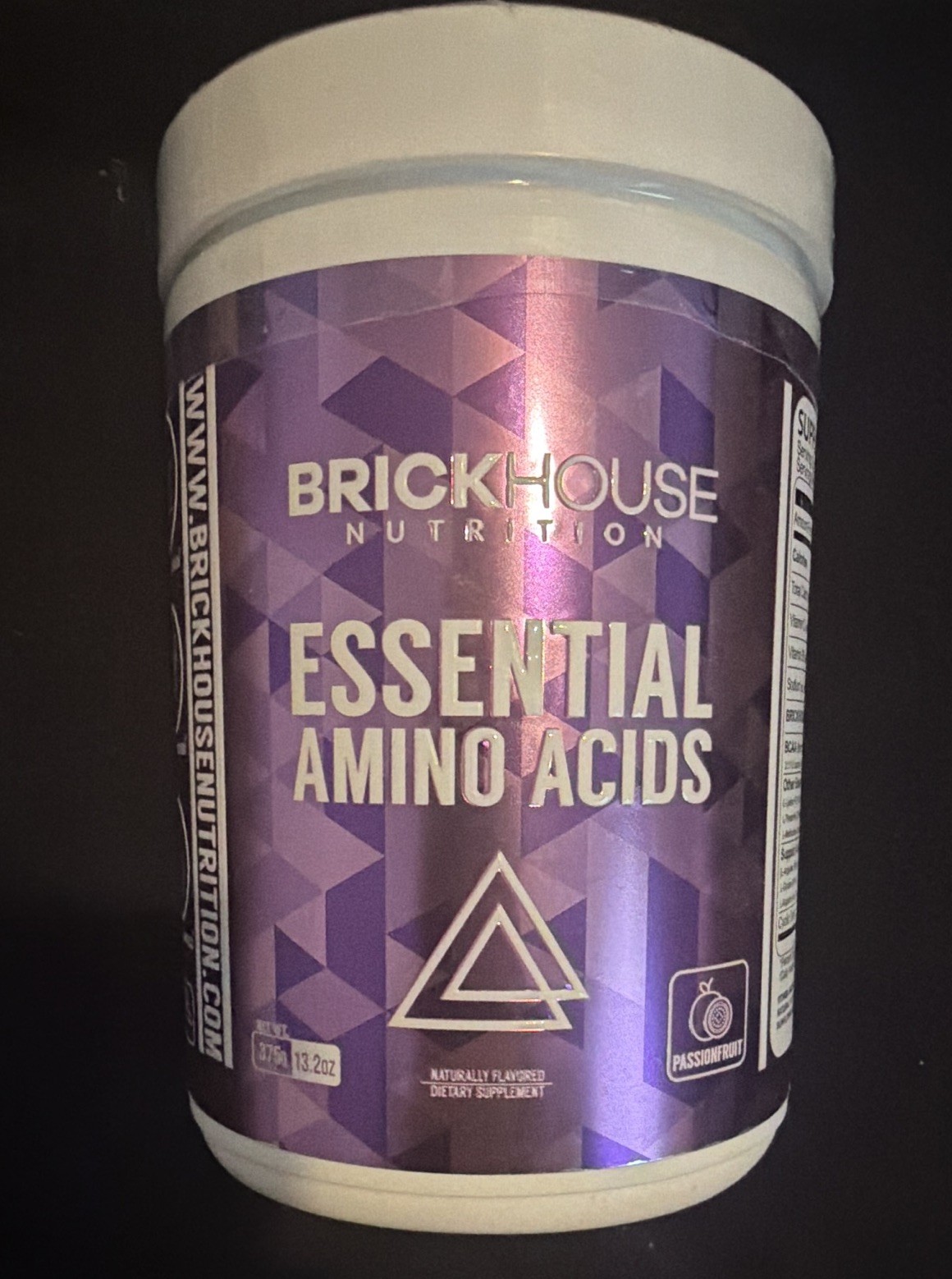 BrickHouse Nutrition Essential Amino Acids Powder BCAA Passionfruit 13.2 oz