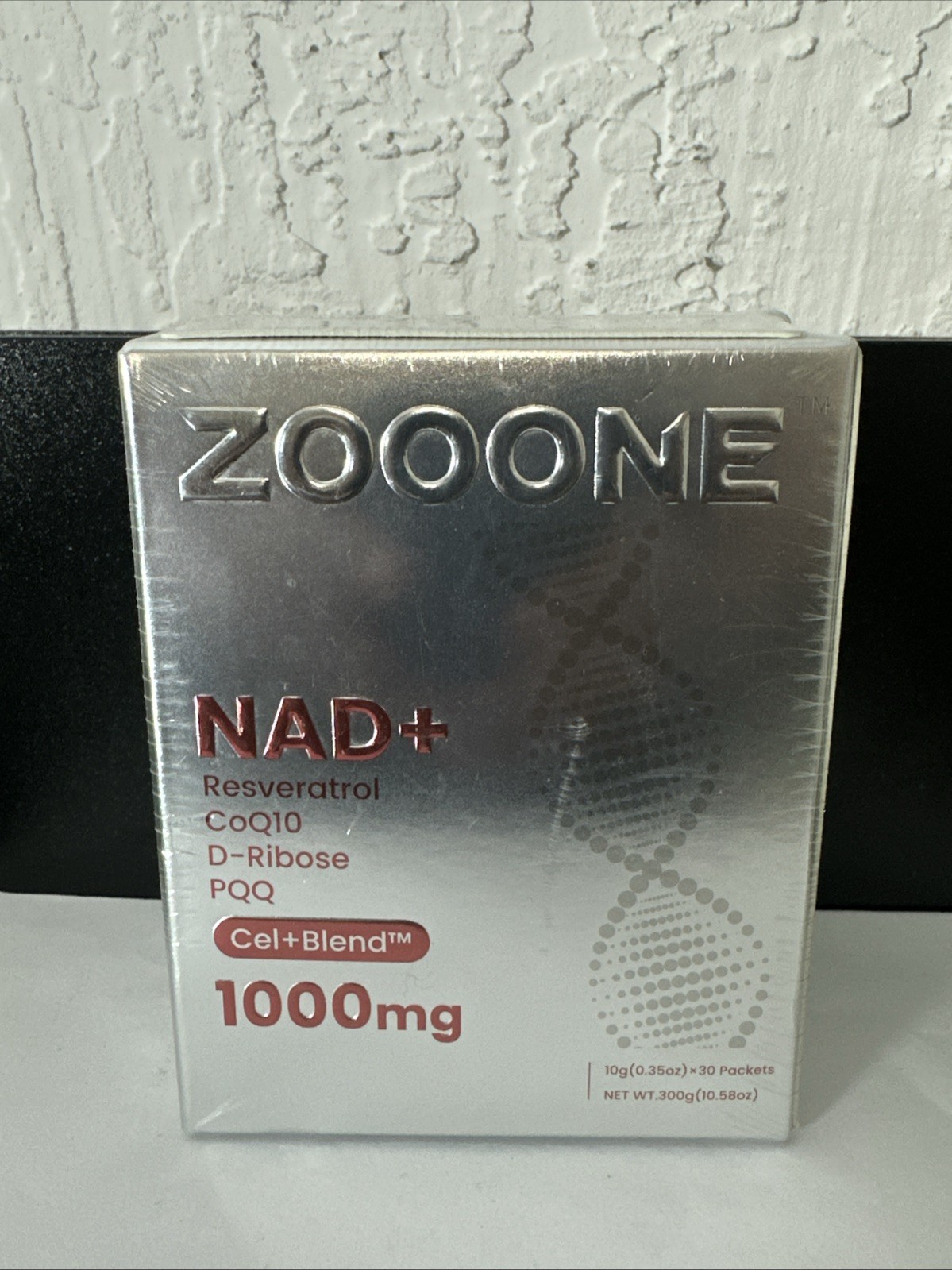 ZOOONE NAD+ Drink Mix for Skin Aging Support, 1000mg 30 Pack, Exp: 11/22/27 NEW