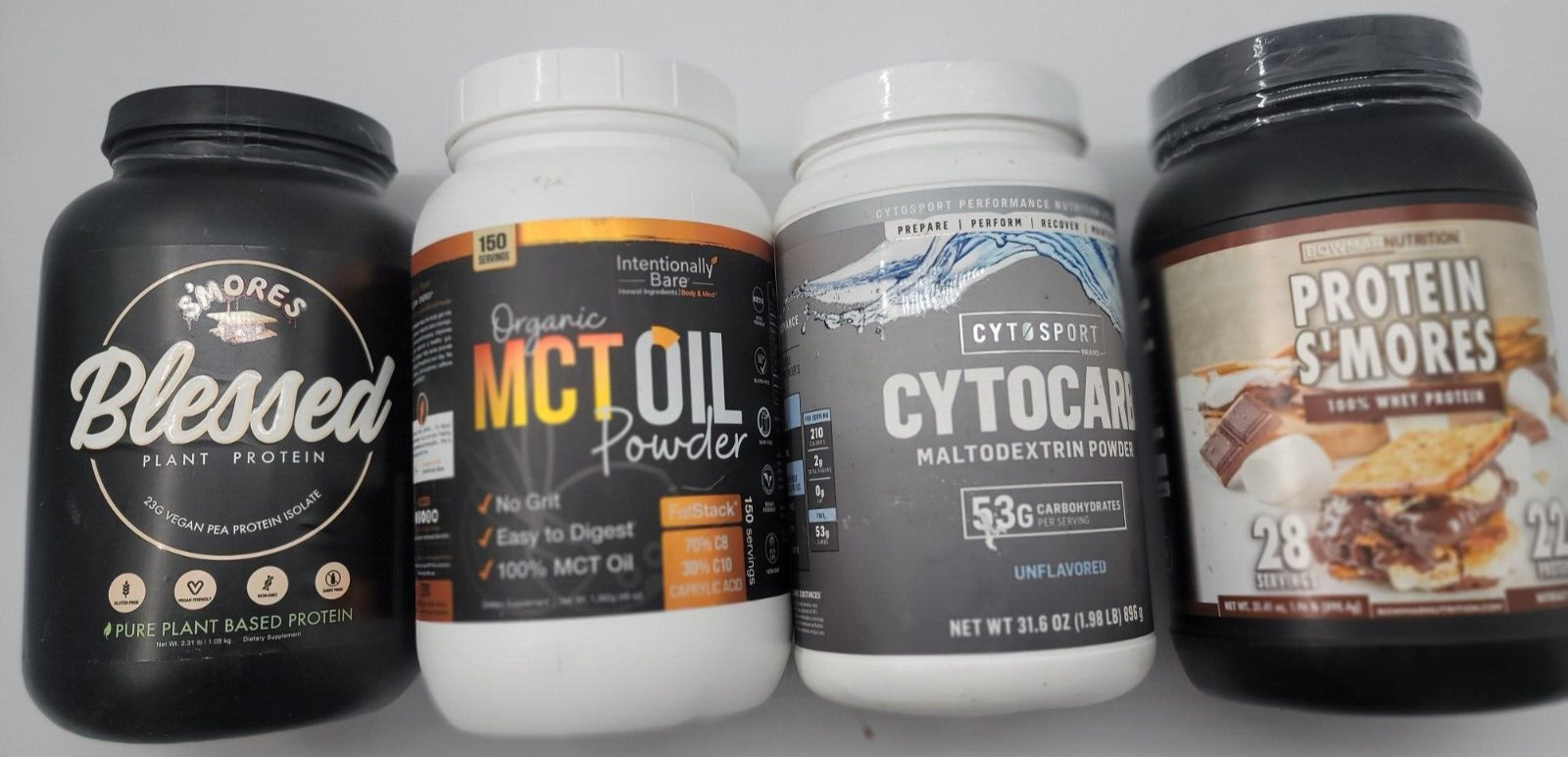 4 Protein or Mct 1-Blessed Plant Based Protein S’Mores 2.31 lb 2-MCT Powder++
