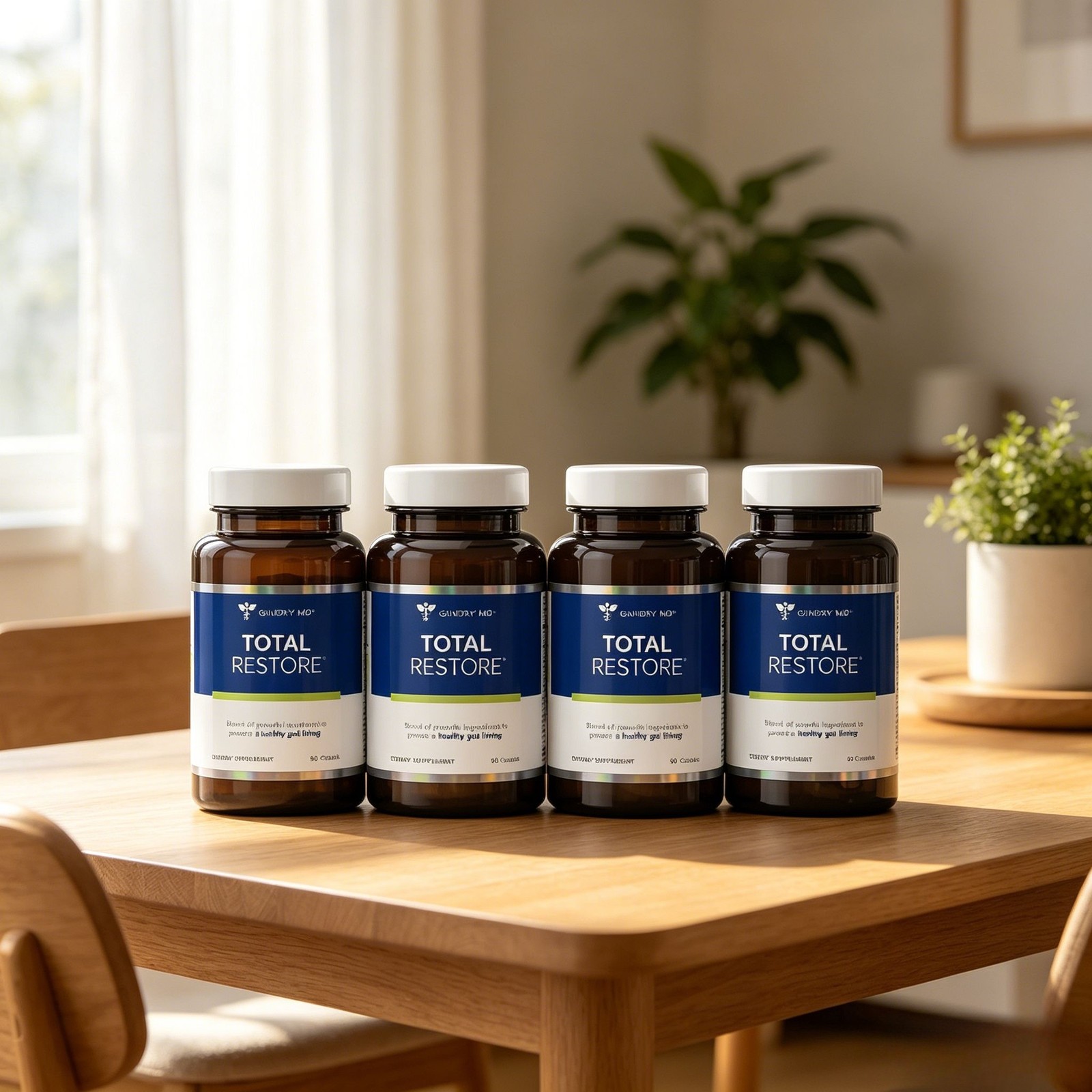 4X Gundry MD® Restore® Total Gut Health Lining Gut and Support Supplement
