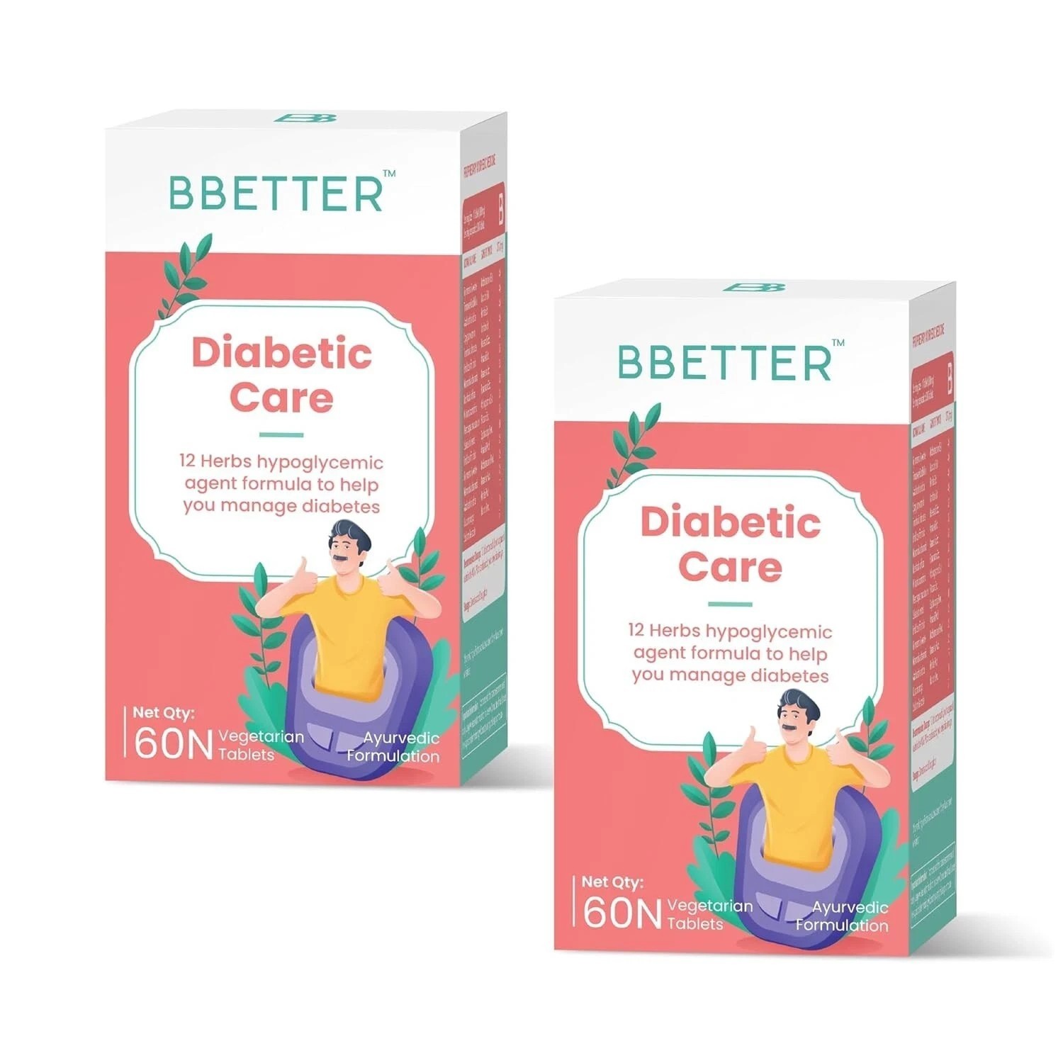 BBETTER Diabetic Care – Lab Tested Ayurvedic Medicine 120 Veg Cap