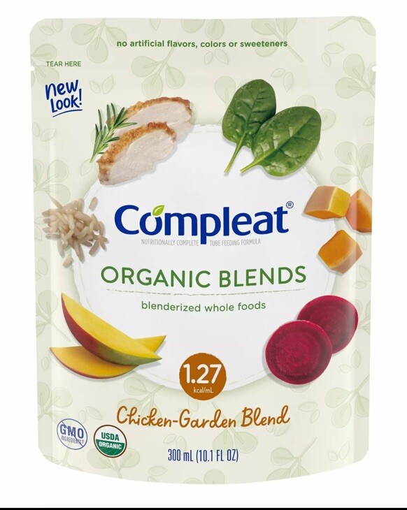 Compleat Organic Blends Blenderized Tube Feeding Chicken-Garden 10.1 oz 1 Ct