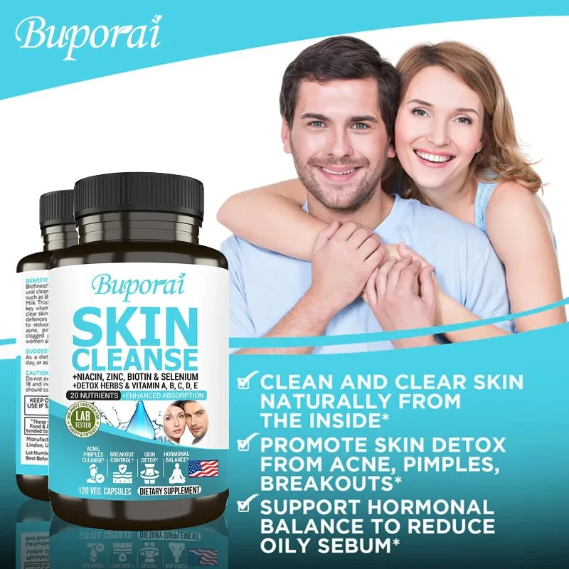 Skin Cleanse 240pcs, Detoxification and Repair, Hormonal Balance, Cell Growth
