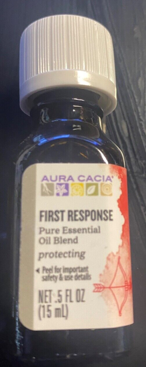 Set Of 10 Essential Oils Aura Cacia First Response-Essential Oil 0.5 oz