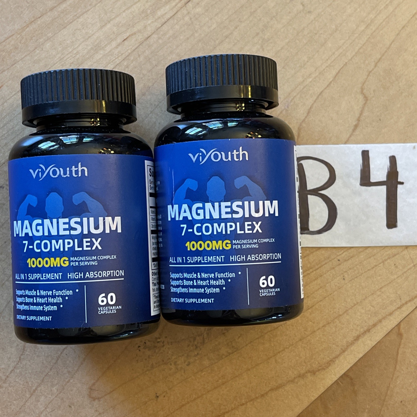 Vi Youth Magnesium 7 Complex 1000mg High Absorption 60 Capsule EXP 2/29 LOT OF 2