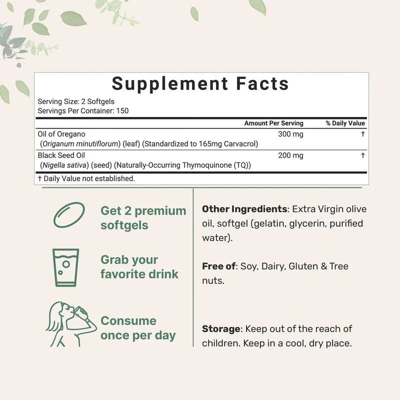 Micro Ingredients Black Seed Premium Essential Oil 6,000mg featuring Premium
