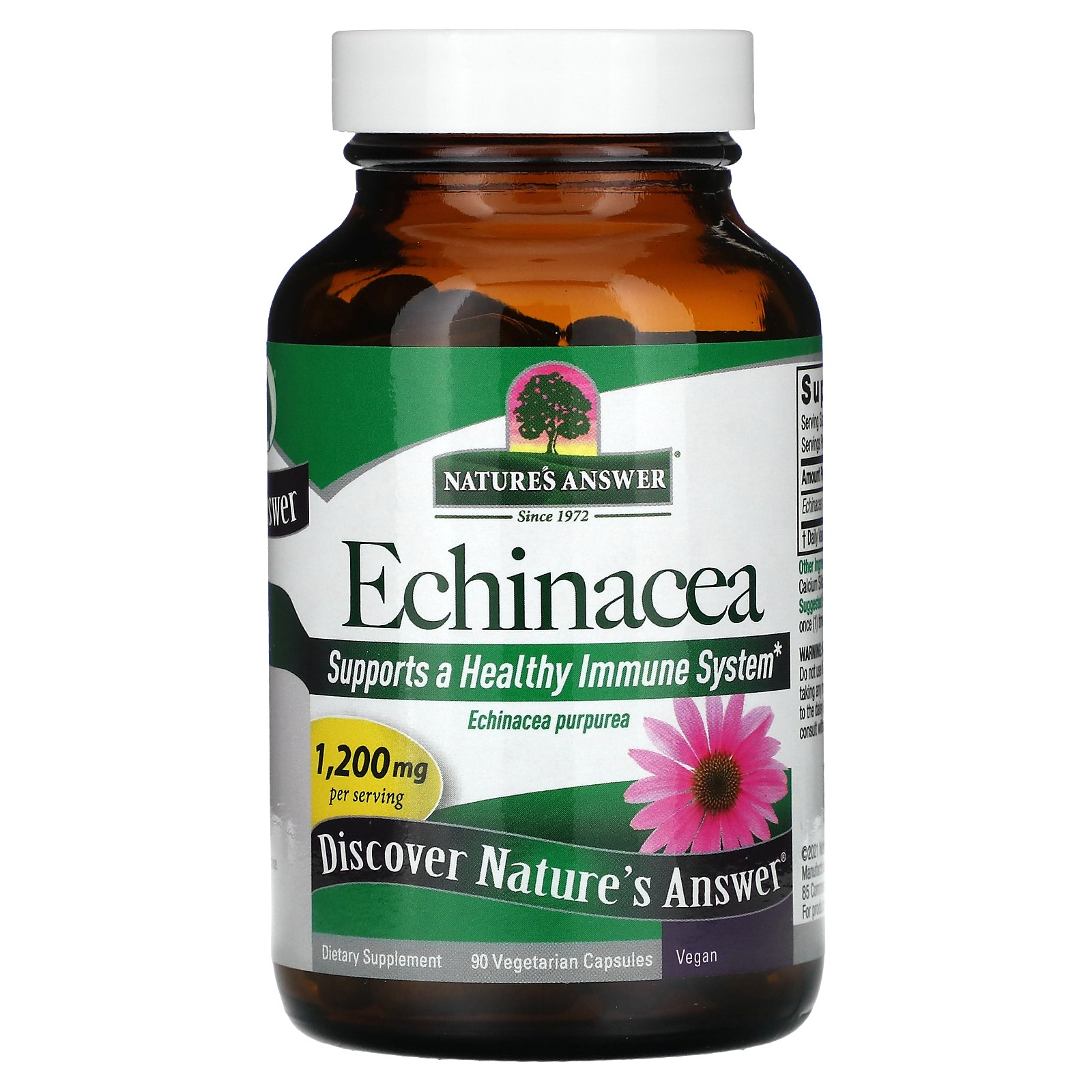 Echinacea, 1,200 mg, 90 Vegetarian Capsules (400 mg per Capsule)