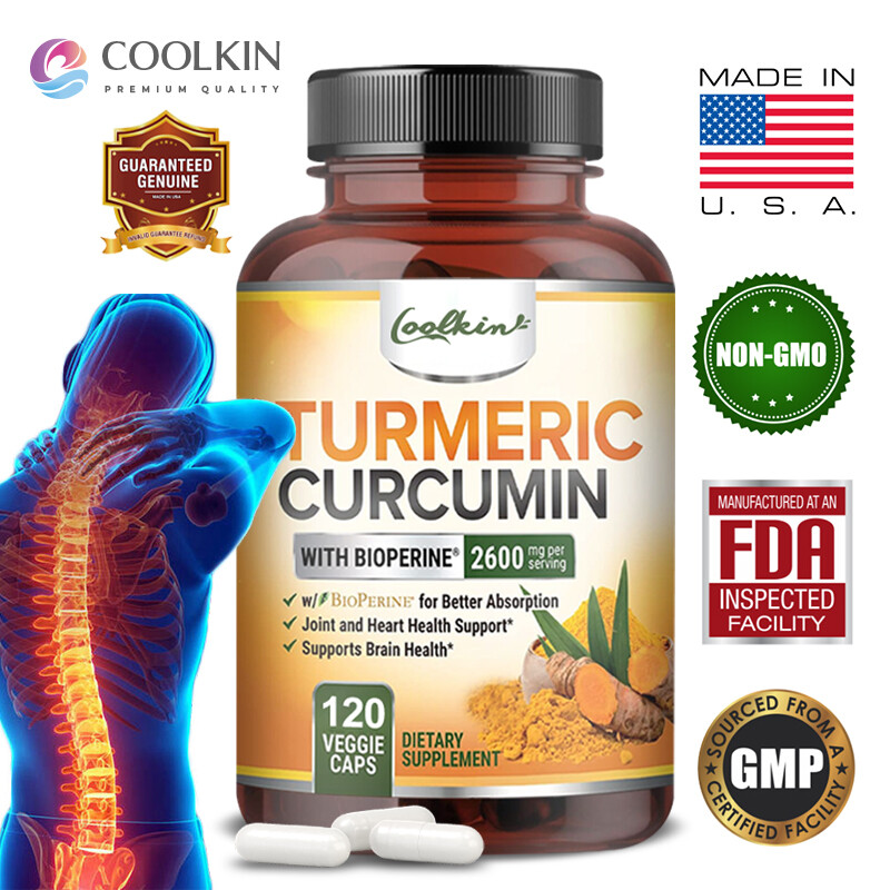 Turmeric Curcumin 2600mg – Joint Health, Relieve Joint Pain and Inflammation
