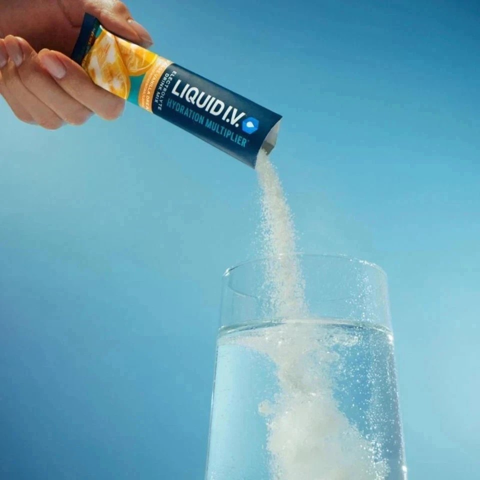 Liquid I.V. Hydration Multiplier Orange Vanilla | Electrolyte Powder 16 Servings