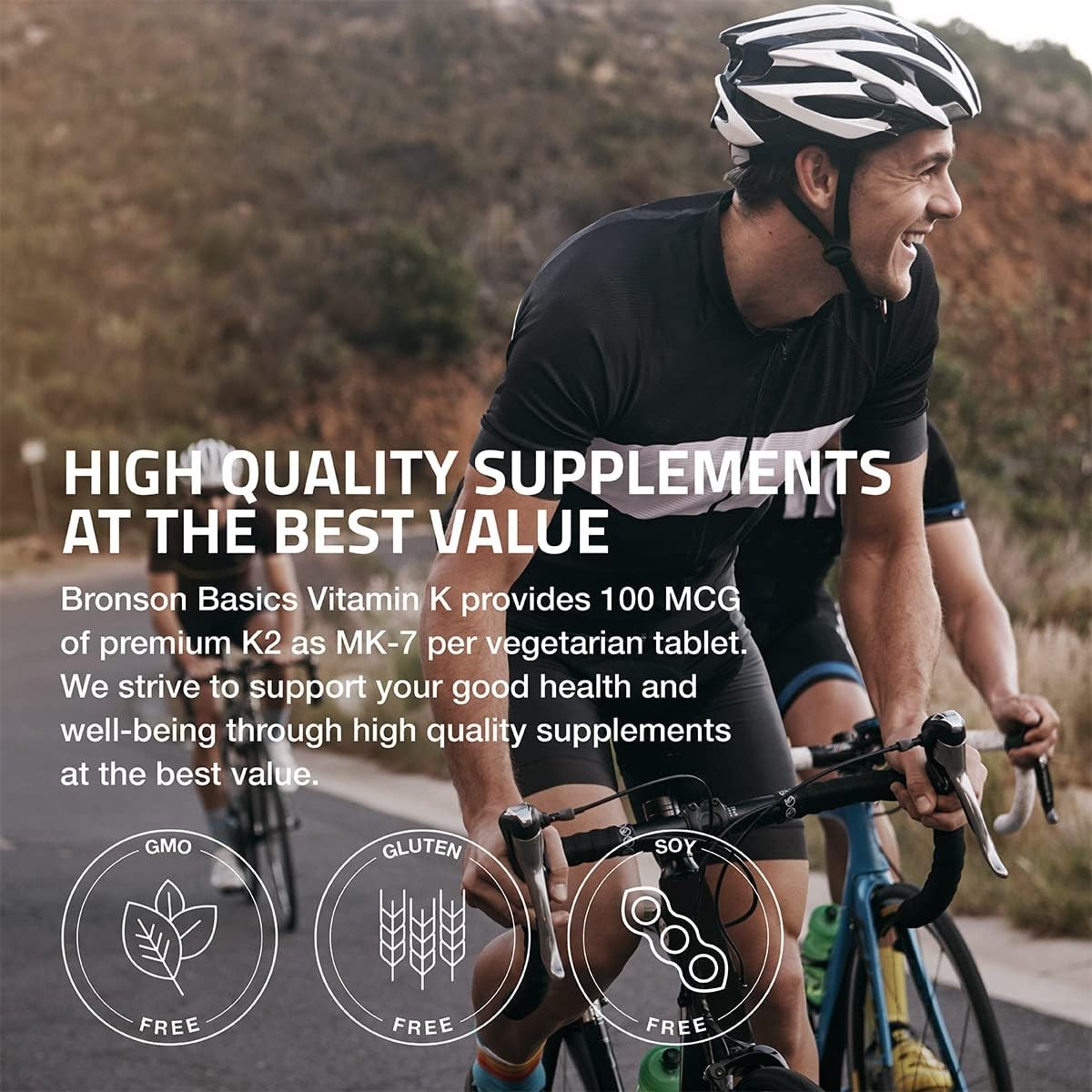 Vitamin K2 MK-7 100 MCG, K2 as MK7 Menaquinone, Bone Support Non-Gmo, 120 Tablet