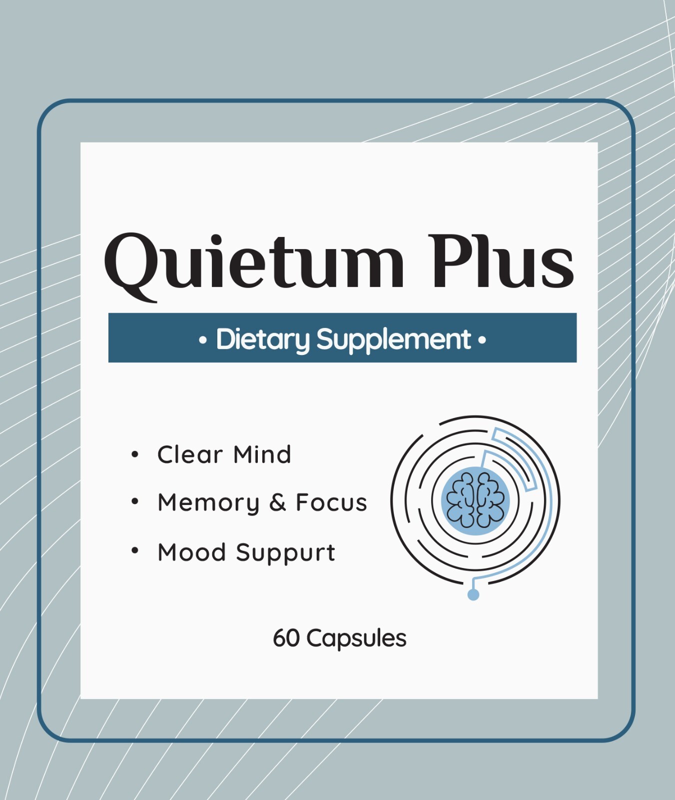 Quietum Plus Ear Ringing and Ear Health Supplement – Genuine – 60 Capsules
