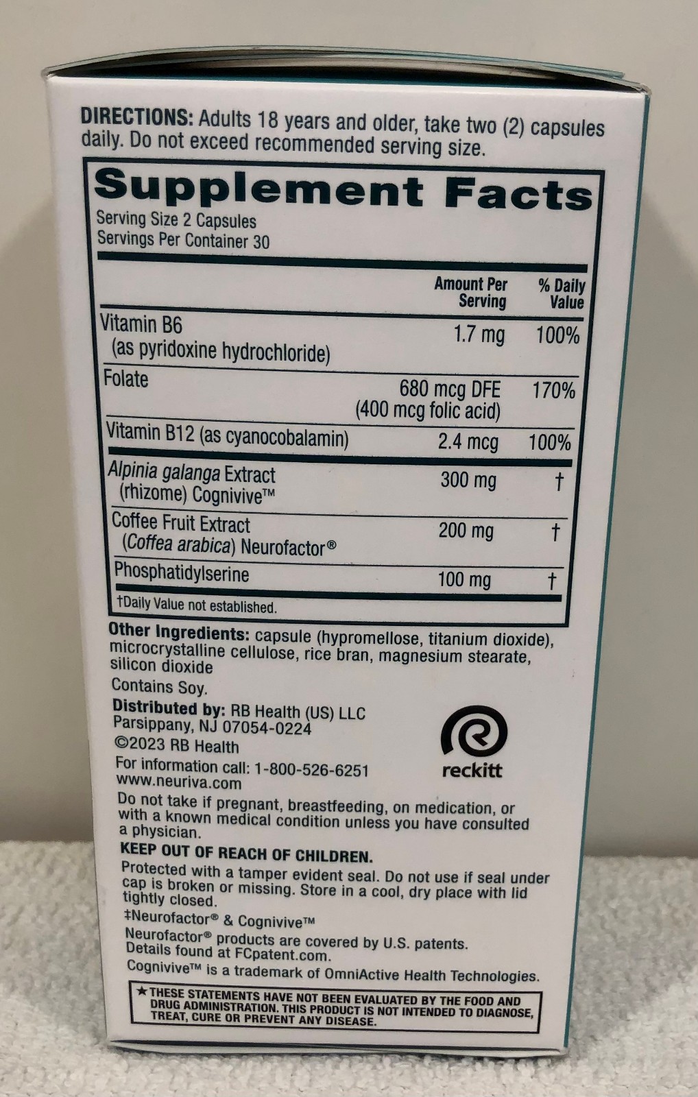 🎁 neuriva ULTRA Brain Health Mental-Alert Learning Nootropics 60ct ~GENUINE~ 🎁
