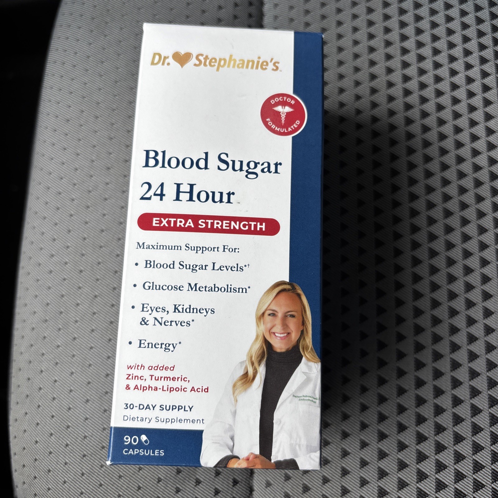 Dr Stephanie’s EXTRA STRENGTH 24 Hour Blood Sugar Supplement 90 caps Exp 11/2027