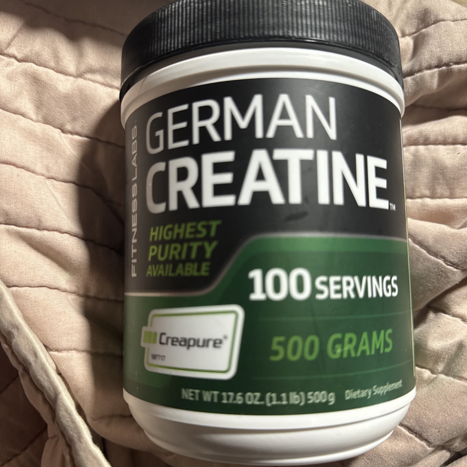 Fitness Labs German Creatine Monohydrate Powder | 500 Grams | 100 Servings