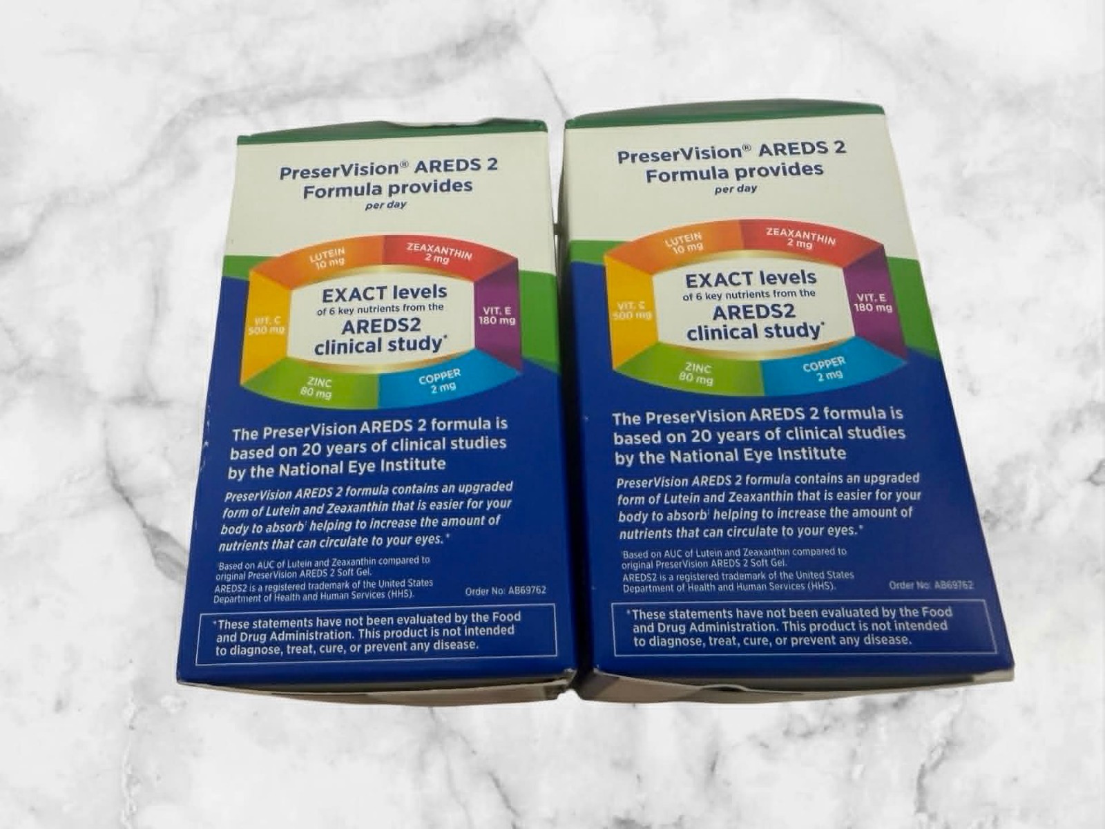 FOR 2 Bausch + Lomb PreserVision AREDS 2 Eye Vitamins 120 Mini Softgels Each NEW