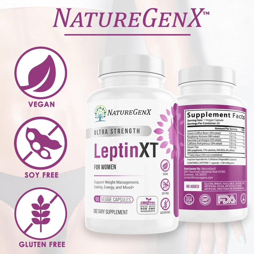 LEPTIN XT – Diet Pills that Work, Leptin Supplements for Weight Loss for Women .