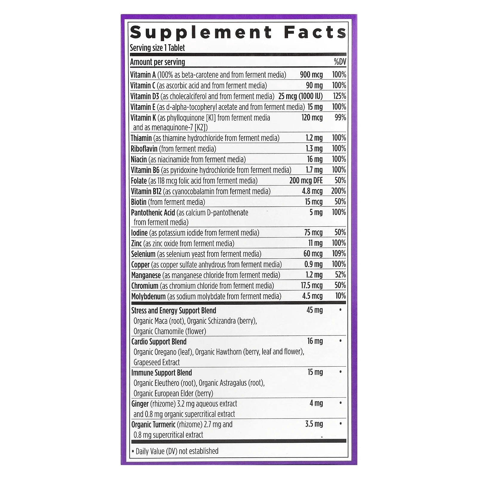 2 X New Chapter, One Daily Every Man’s Multivitamin, 72 Vegetarian Tablets