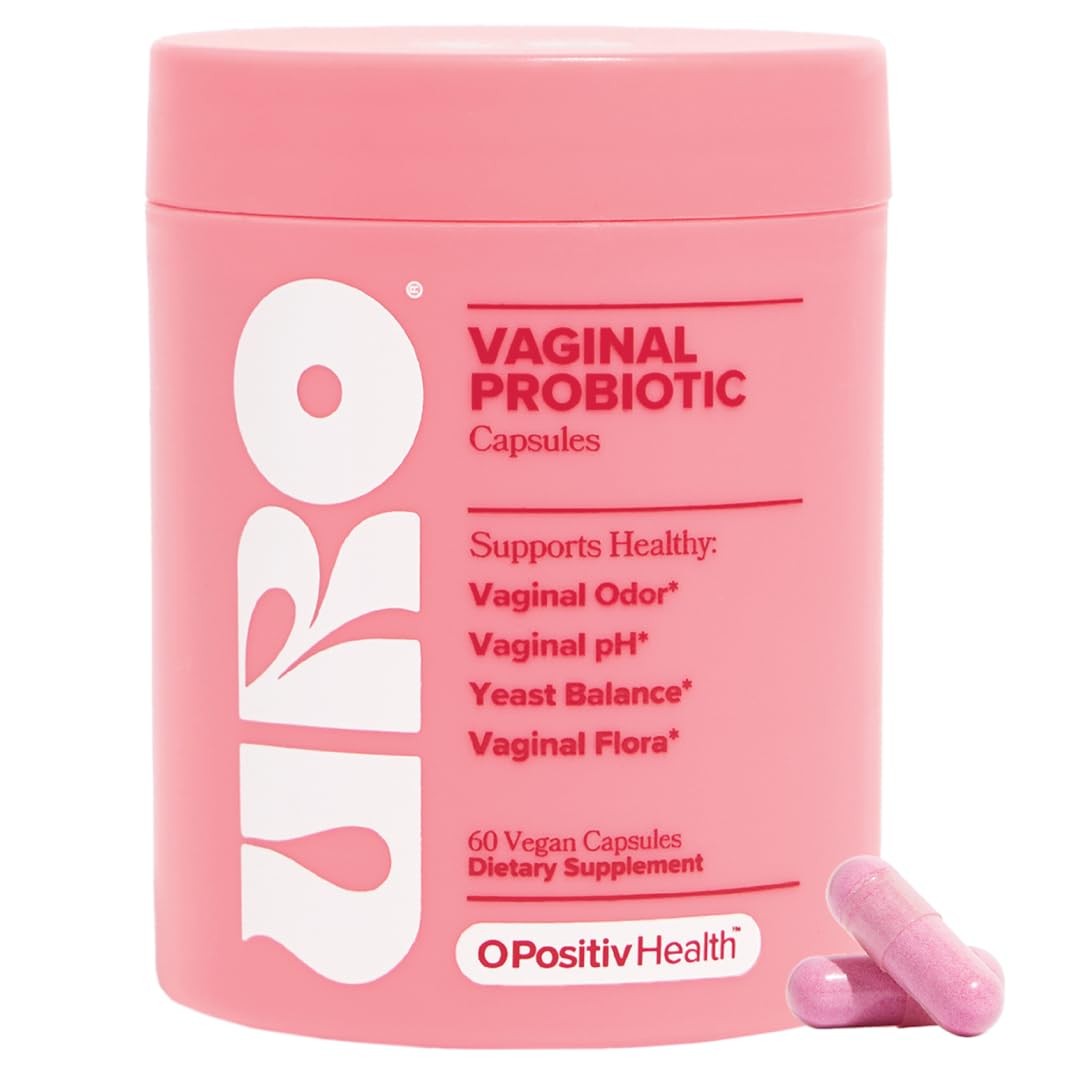 O Positiv URO Vaginal Probiotics for Women pH Balance with Prebiotics & Lacto…