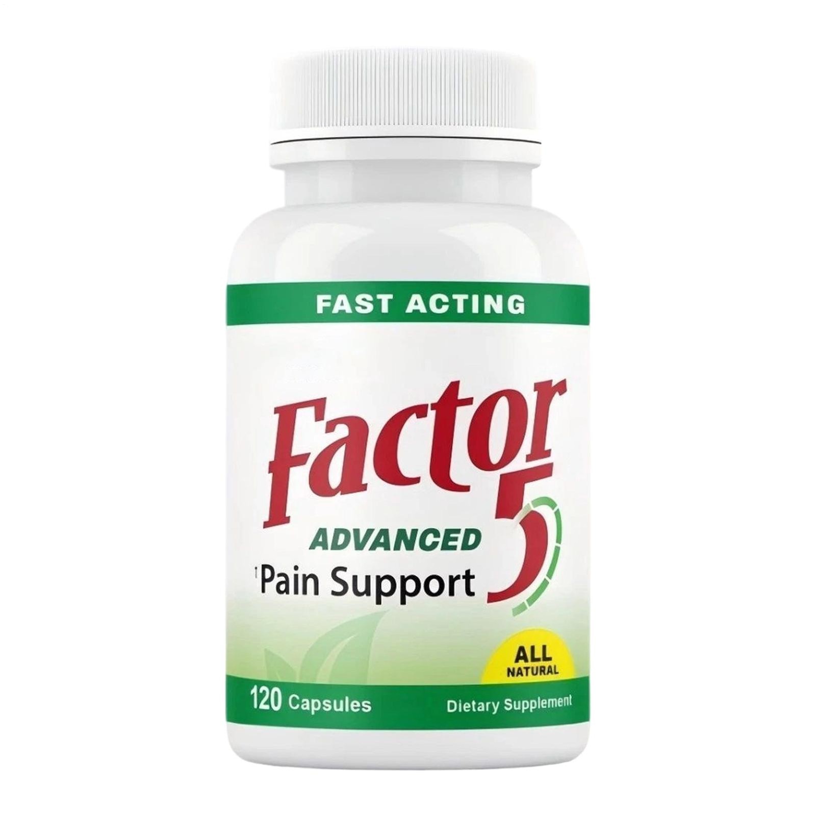 Med Free Living Factor 5 -Natural Joint & Muscle Support Complex – 120 Capsules