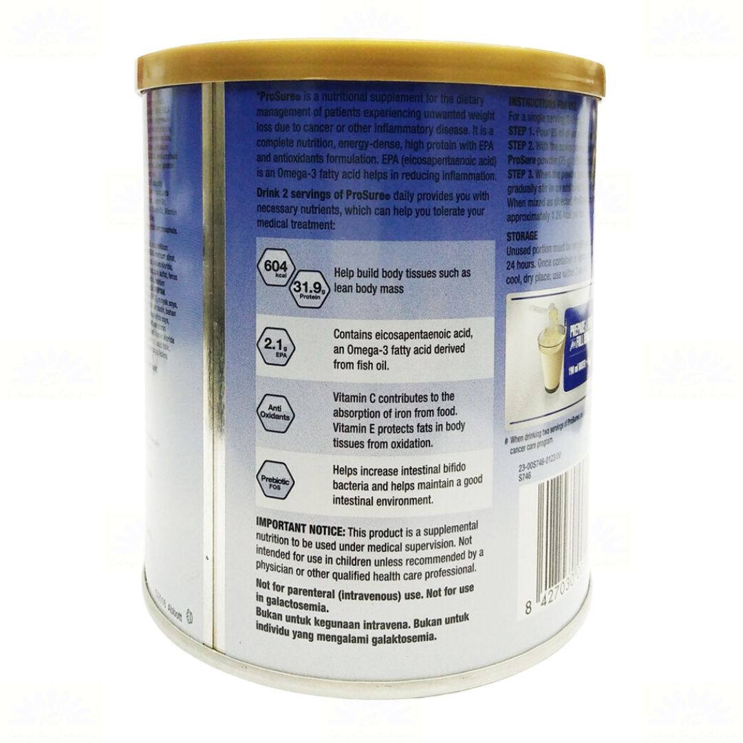 6 X Abbott Pro sure Milk (High Protein, Prebiotic & EPA) 380g FAST SHIPPING DHL