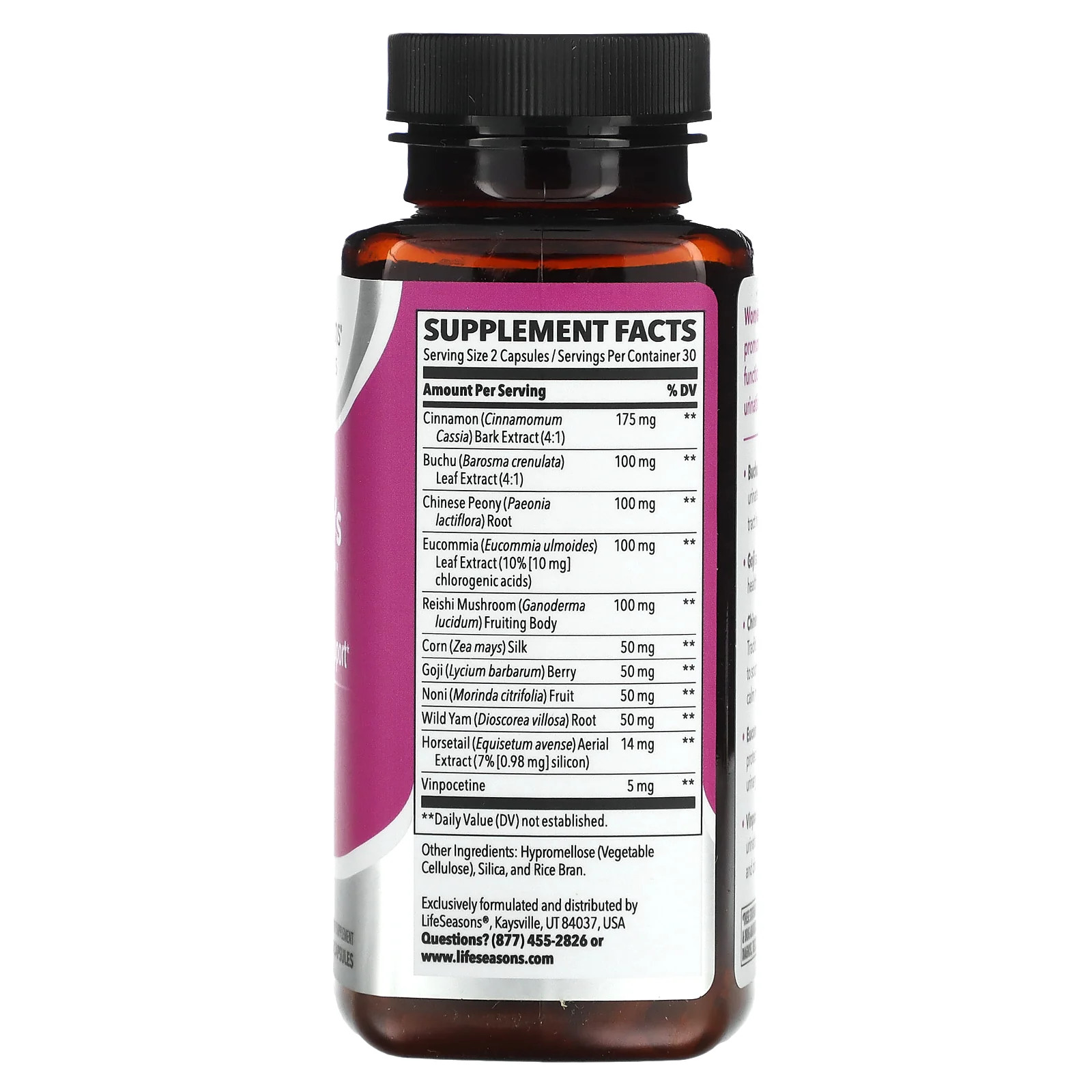 2 X LifeSeasons, Women’s Securi-T, 60 Veg Capsules