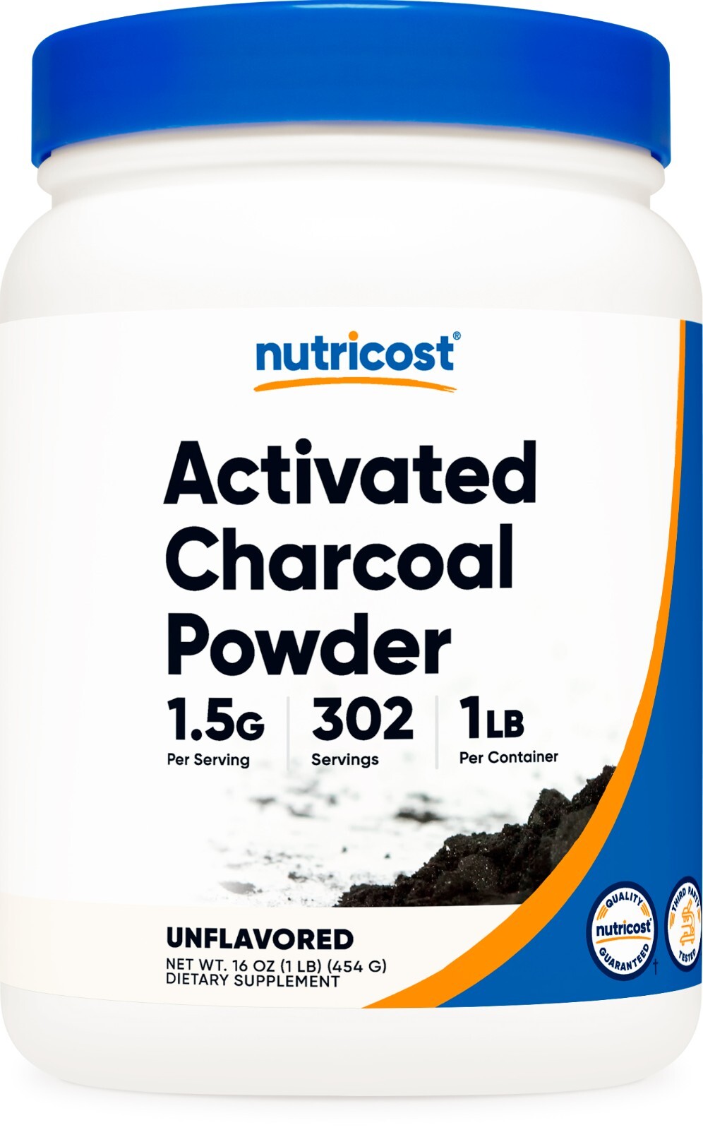 Nutricost Activated Charcoal Powder 1lb – Vegetarian, Gluten Free, Non-GMO