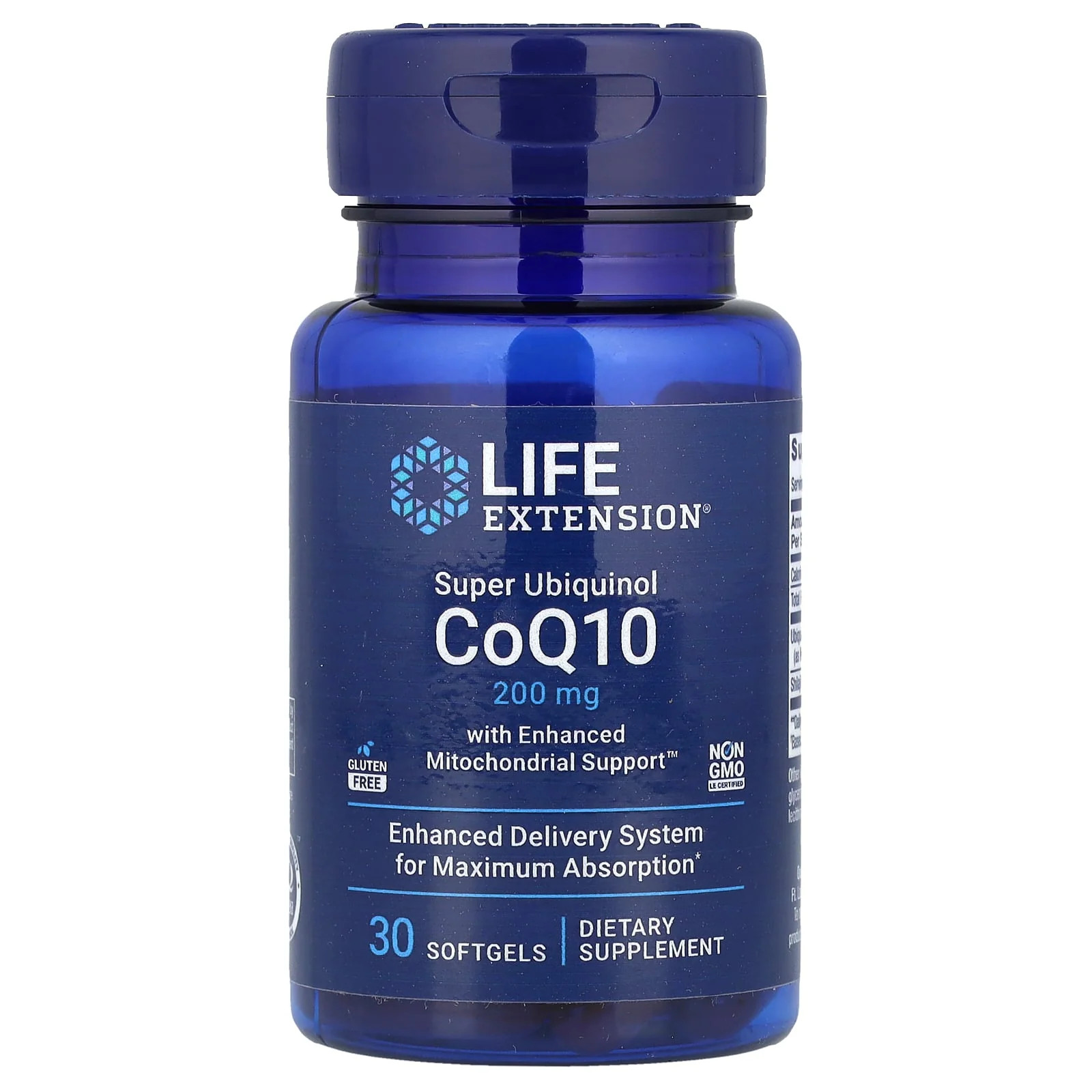 2 X Life Extension, Super Ubiquinol CoQ10 with Enhanced Mitochondrial Support,