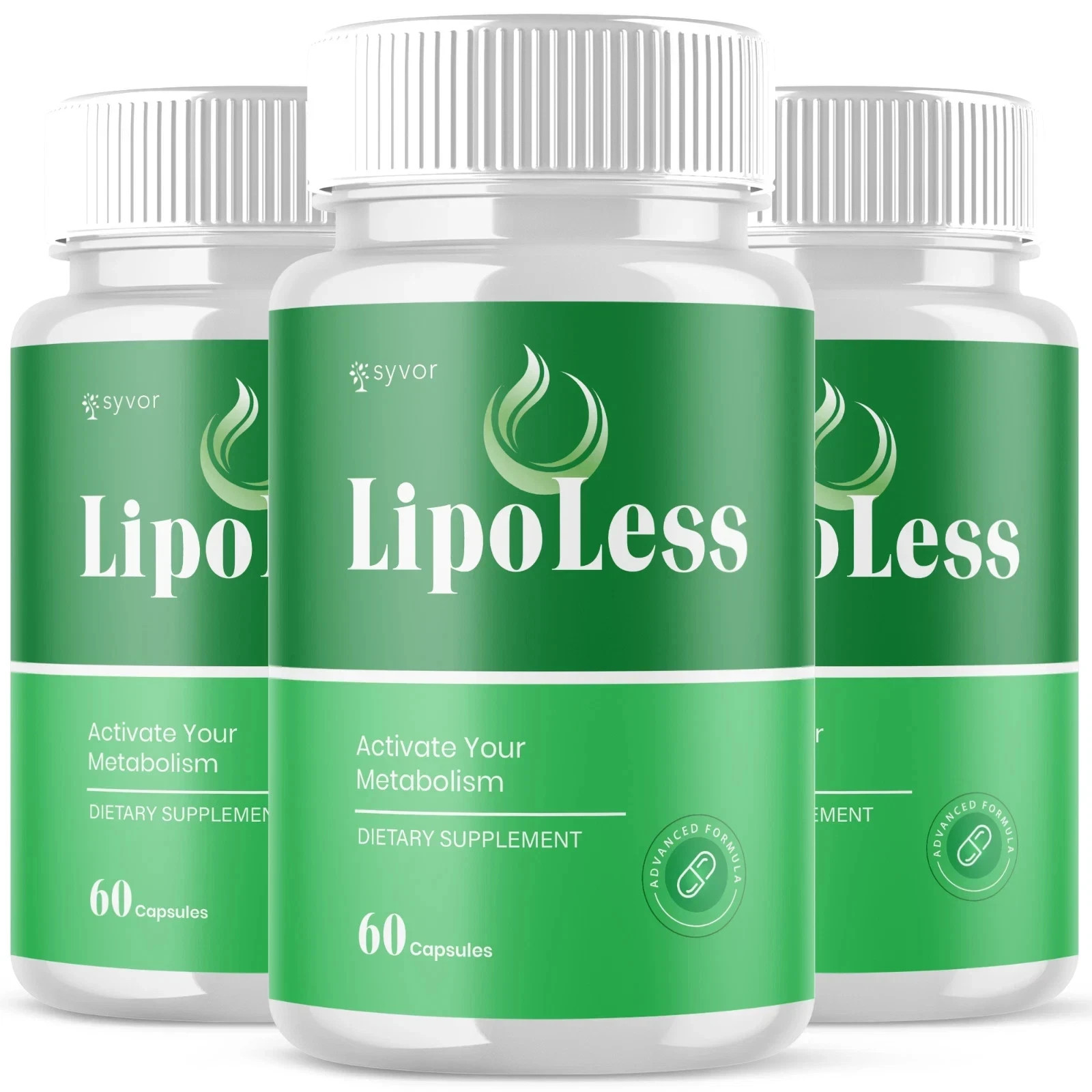 3-Pack Lipoless Capsules – Lipo Less Supports Weight Management – 180 Caps