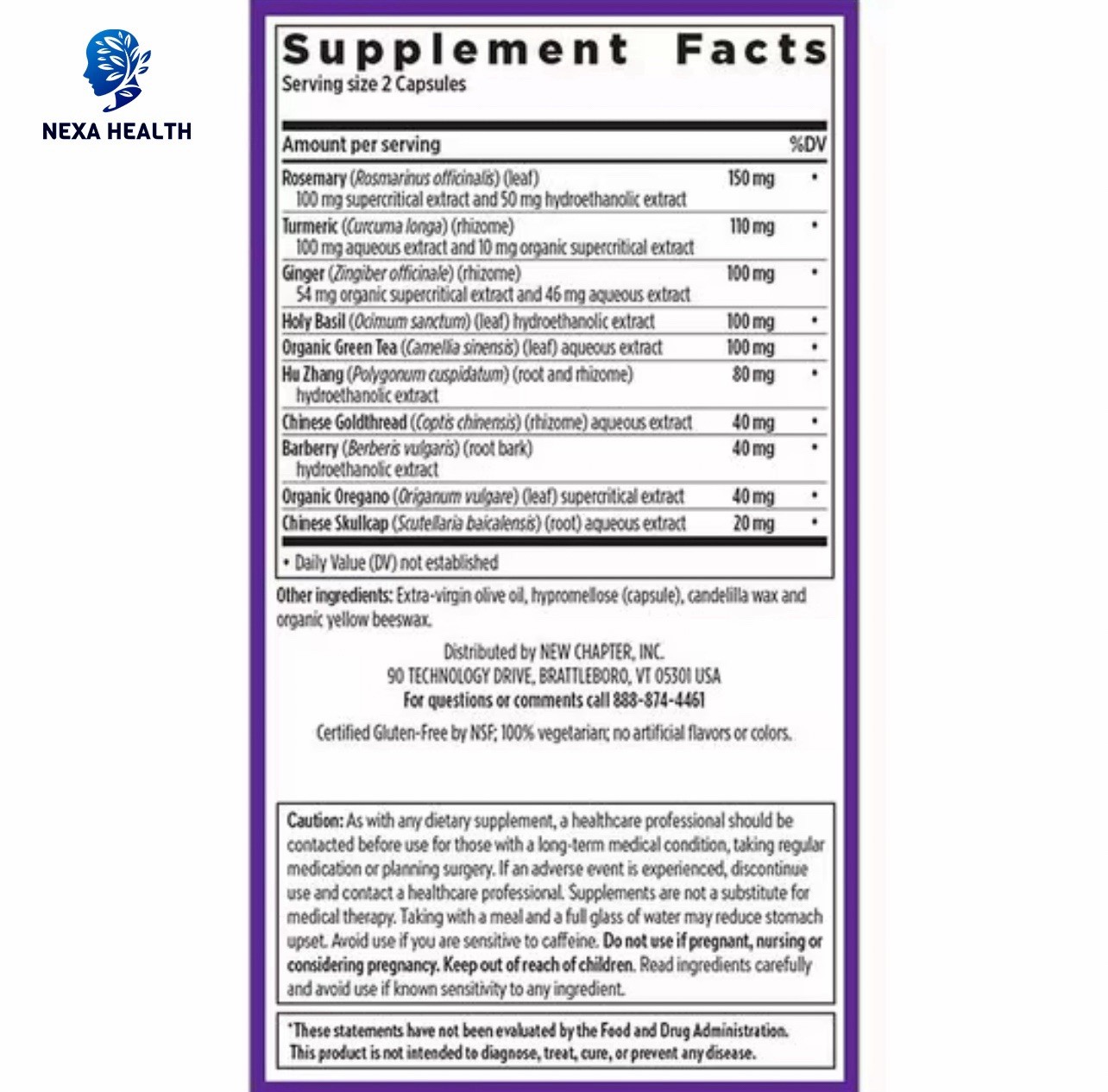 New Chapter Zyflamend Herbal Pain Relief 3-in-1 Solution 120 Capsules Exp 01/29