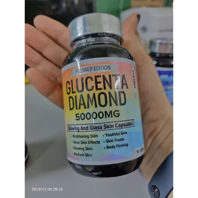 Original Premier Edition Glucenta Diamond Glowing and Glass Skin 50 Softgels