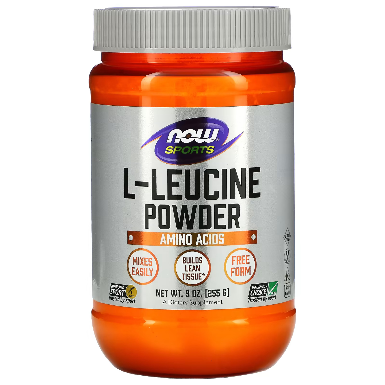 NOW Foods Sports, L-Leucine 9 oz (255 g)