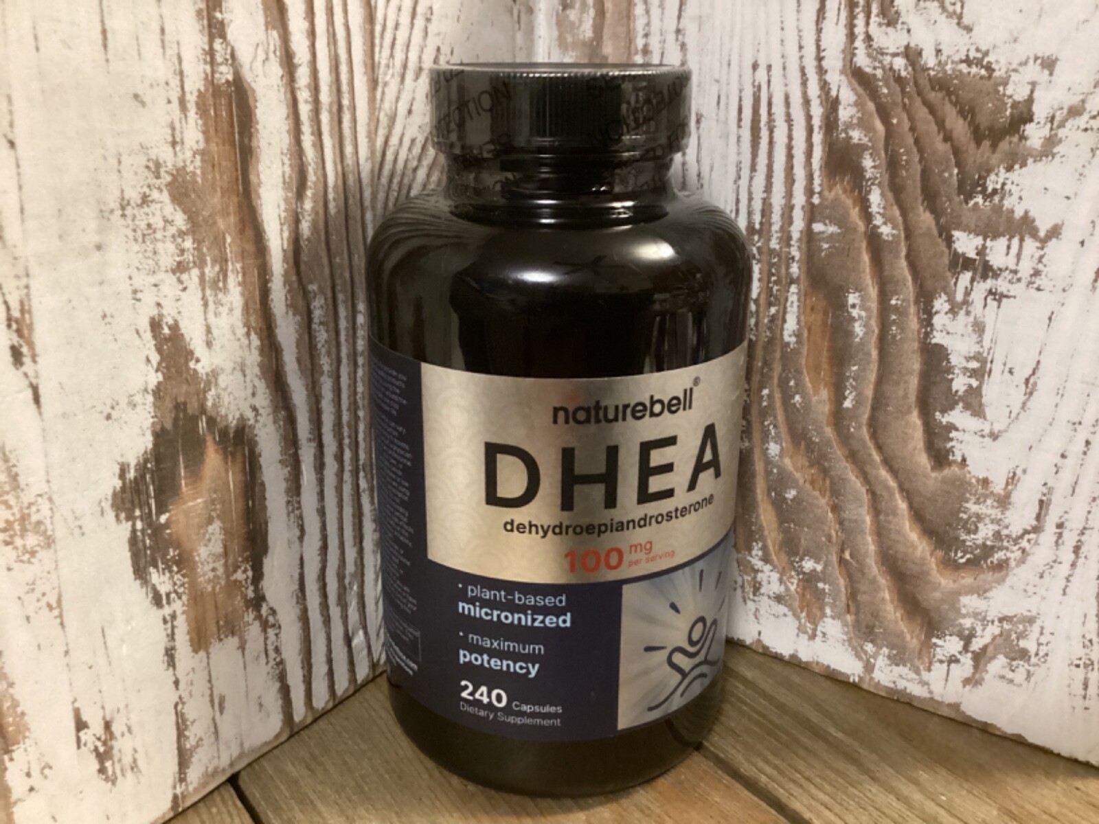DHEA 100 mg, 240 Capsules, Supports Energy, Metabolism by NatureBell EXP 03/2025