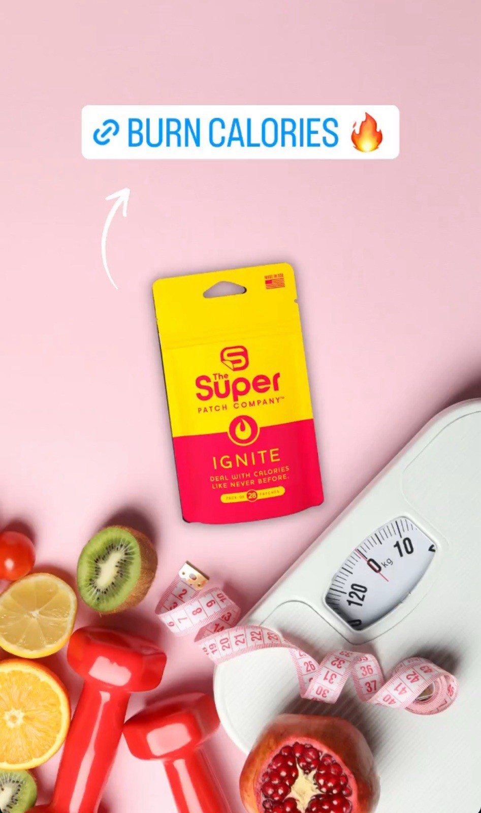 The Super Patch Company- 5 Day Trial Pack of IGNITE. 5 Single BURN 🔥 CALORIES