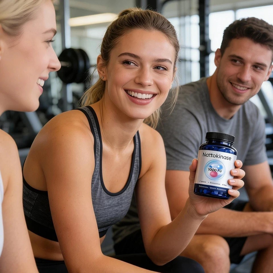 Enhanced Nattokinase 60 FU 10800 Capsules Vegan Gluten Free Heart Support Supple