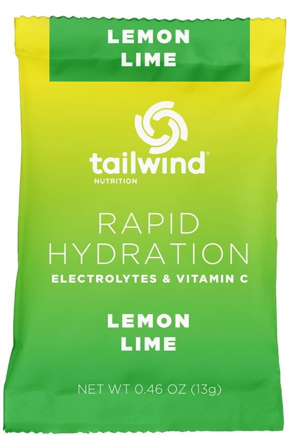 Tailwind Rapid Hydration Lemon Lime/Box of 12 Single Servings
