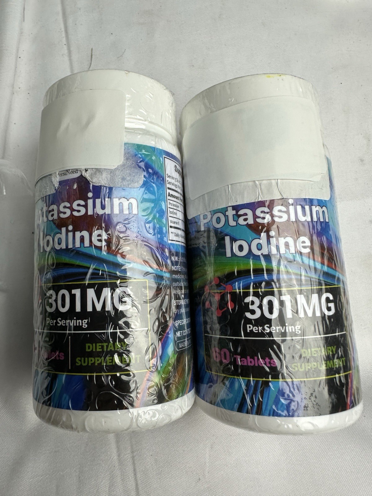 (2PK) – Potassium + Iodide Pills Tablets 301 Mg Supplement Survival Kit 7/26