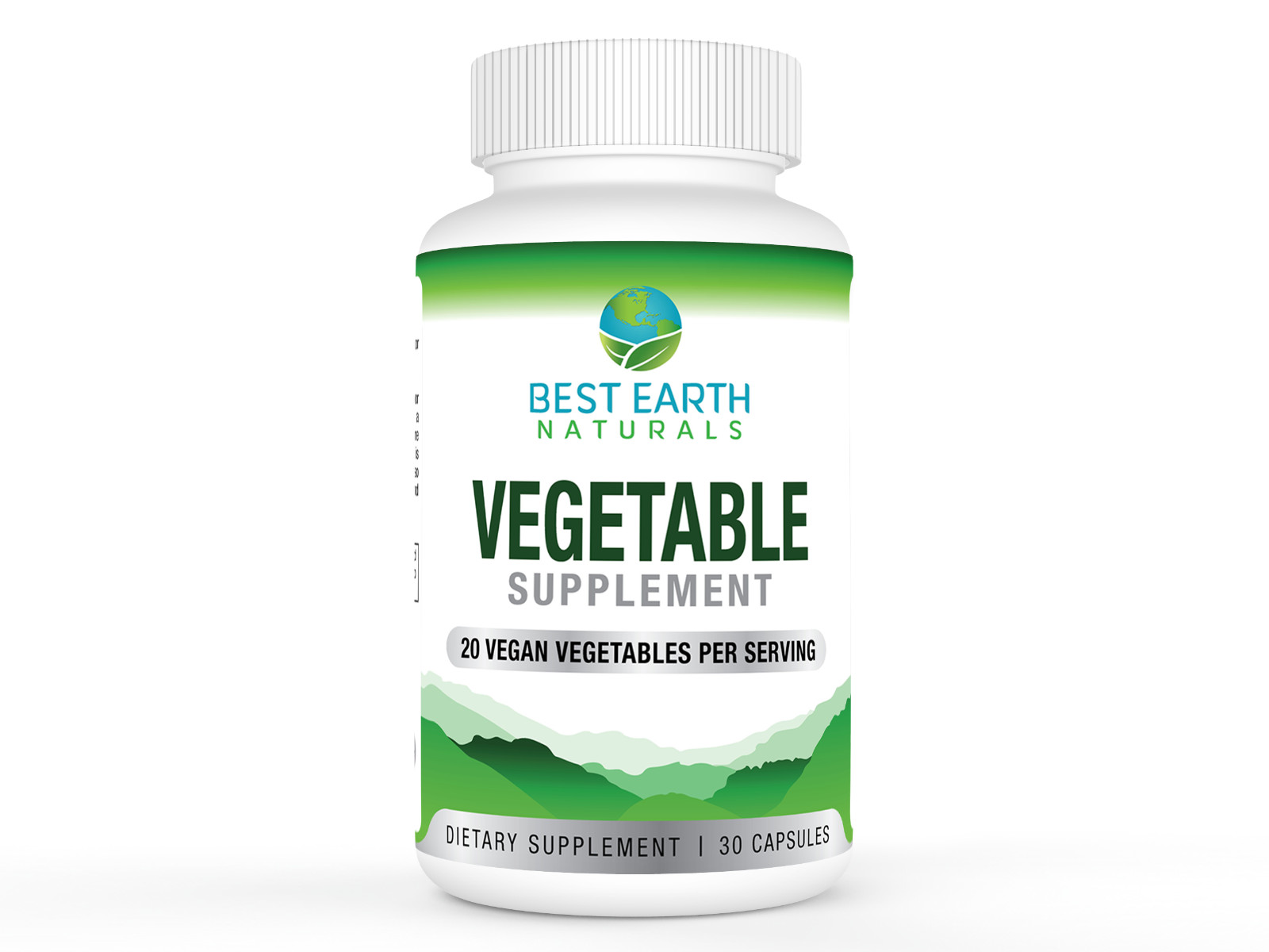 Vegetable Supplement – 20 Veggies Daily Nutrient Support – Best Earth Naturals