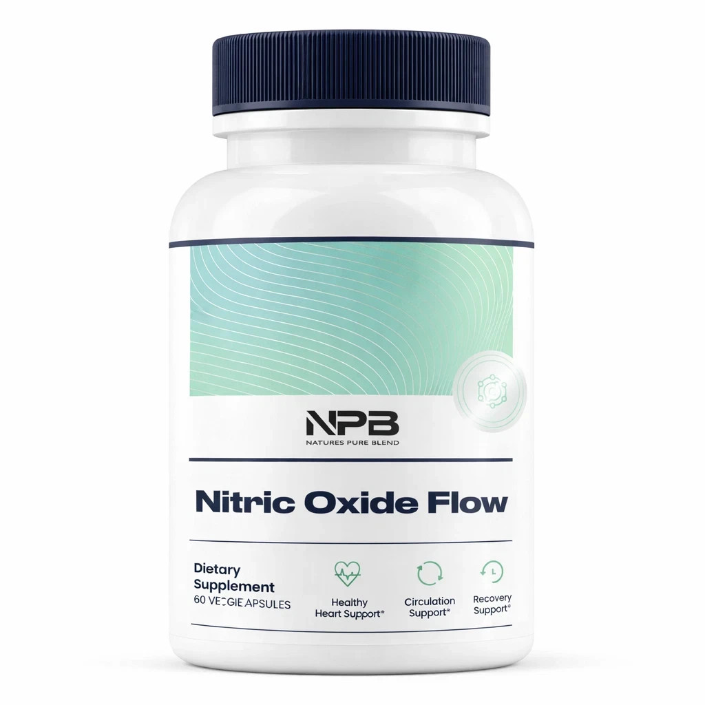 Nitric Oxide Flow Blood Pressure Support Improve Circulation-Natures Branded