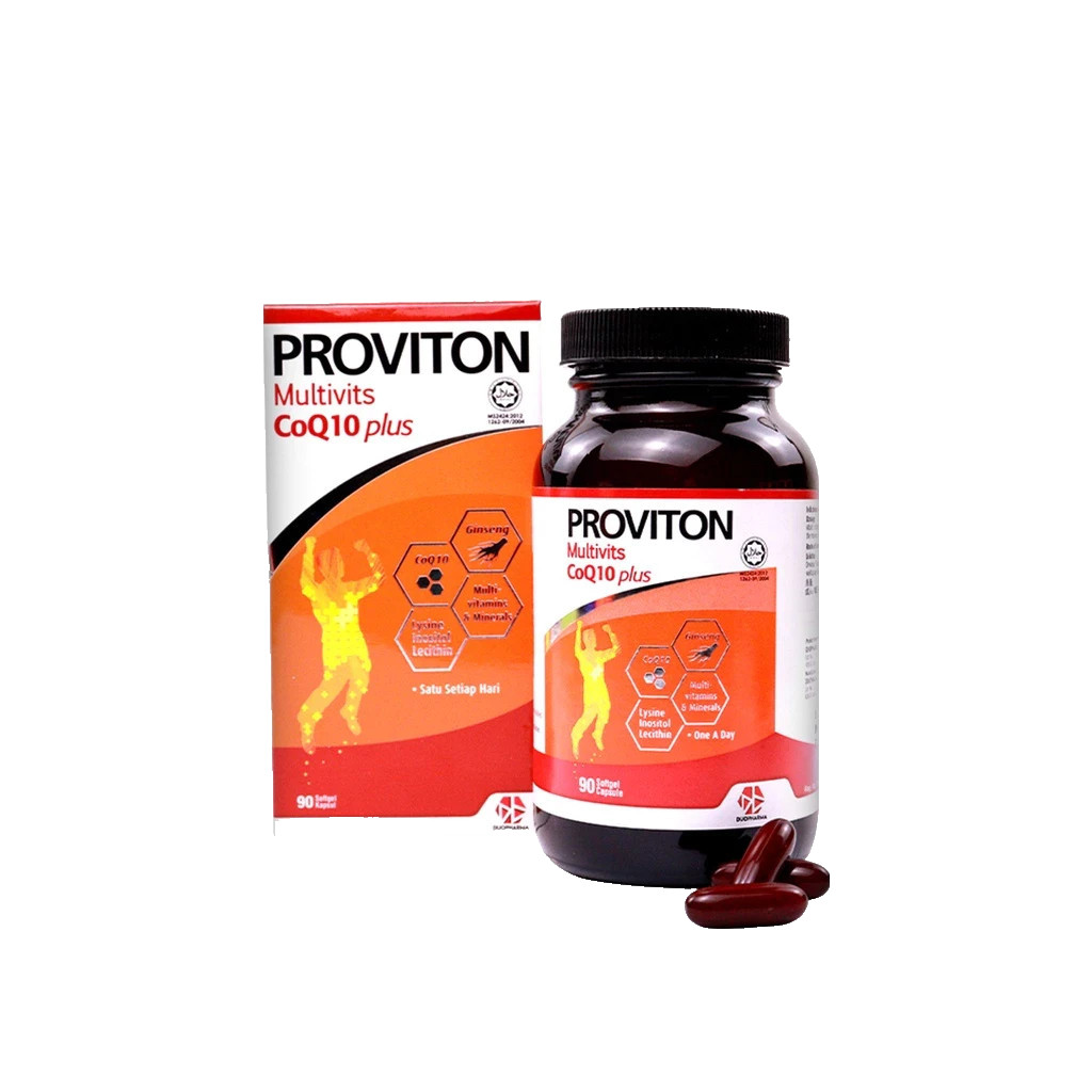 1 Bottle PROVITON Multivitamins COQ10 PLUS 90’S Softgel Capsules Multivitamin