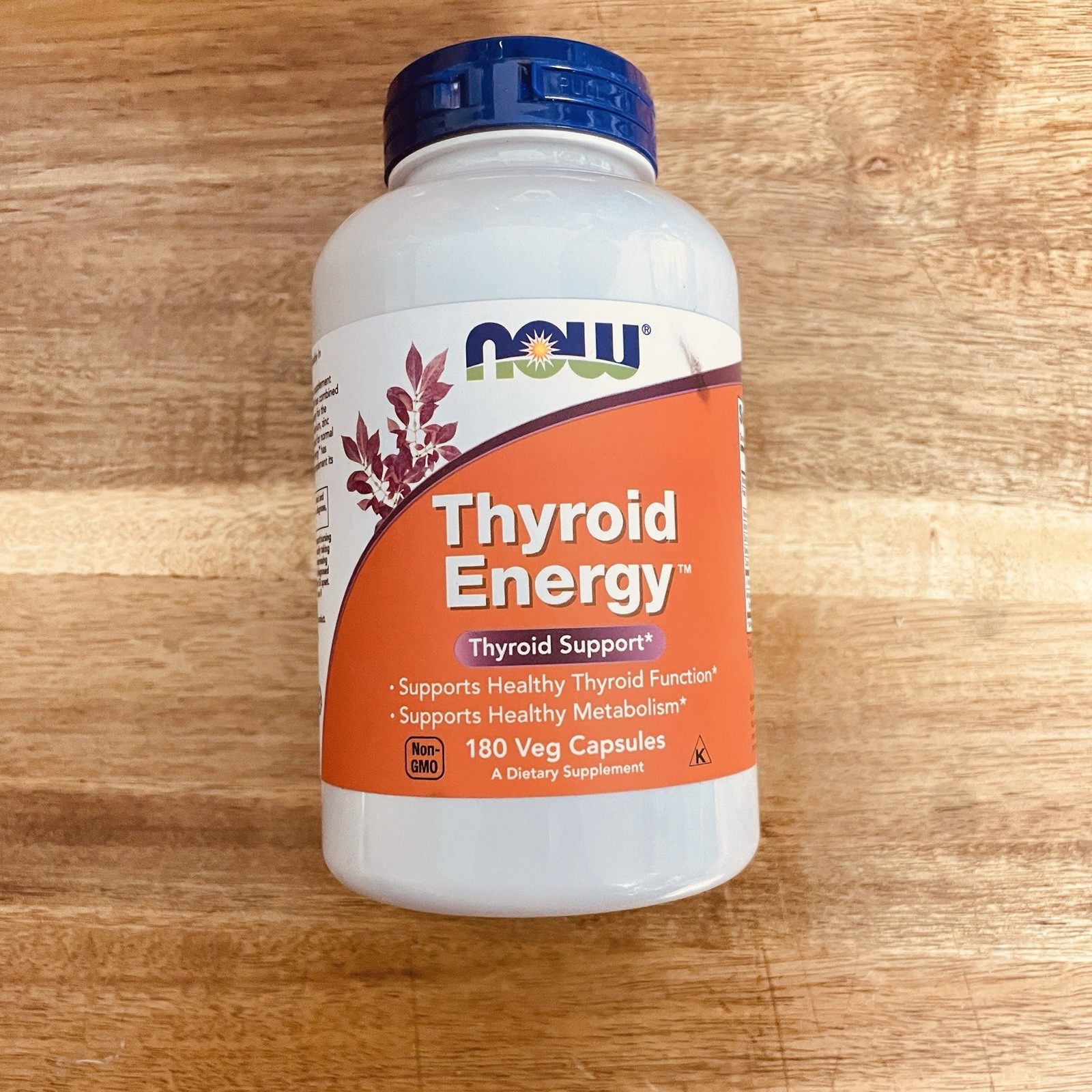 Now Foods Thyroid Energy 180 Veg Capsules GMP Quality Assured, Kosher